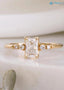 0.70ct Natural Radiant Cut Diamond Engagement Ring, GIA Certified, Ethically sourced diamond ring DisneyValley