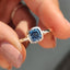 Cushion Solitaire Ring With Bezel Style