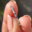 Stackable Round Cut White Gold Diamond Wedding Band