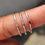 3 Piece Wedding Ring Set In Round Cut Moissanite