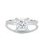 1.90 CT Princess Cut Hidden Halo Moissanite Engagement Ring