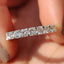 Round Cut Eternity Band In Secure Prong Setting