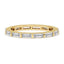 Baguette Diamond Wedding Band - Bar Setting