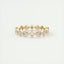 1.30CT Oval & Princess Moissanite Bezel Full Eternity Wedding Band
