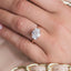 3.50 CT East-West Oval Cut Moissanite Solitaire Engagement Ring
