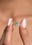 2.35 Carat E/VVS2 IGI Certified Lab Grown Oval Cut Diamond Engagement Ring - DisneyValley