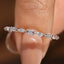 Marquise and Baguette Diamond Eternity Band