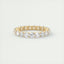 2.50CT Round Cut Moissanite Full Eternity Prong Unique Wedding Band