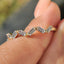 Baguette Cut Wedding Band With Zic Zac Style