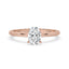 Oval Shaped Diamond Ring in Rose Gold Sparkle and Shine