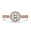 Antique Inspired Engagement Ring with Cathedral Setting