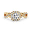 Round Halo Engagement Ring Timeless Sparkle and Beauty
