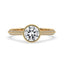 Bezel Set Engagement Ring with Lab Grown Diamond
