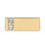 Yellow Gold Mens Wedding Band - 2 Stone