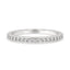 Half Eternity Wedding Band - White Gold