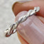 Twisted Wedding Band Featuring Simple Style