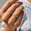 Half Eternity Band In Round Cut style