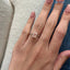 2 Carat Radiant Fancy Intense Pink Lab Grown Diamond Ring - DisneyValley