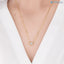 Dahlia Charm Solitaire Necklace, 0.50ct Lab Diamond