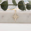 Starburst round lab grown Diamond Pave Necklace