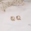 The Merryn Earrings VS1 D-E Moissanite Gold Tiara Earring