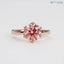 Lotus Petal Pink Diamond Padma by Sevgi Jewelry Claw Prong Setting - DisneyValley