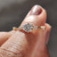 Round Diamond Engagement Ring - White Gold