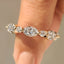 Round and Oval Cut Diamond Half Eternity Band