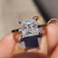 Princess Cut Engagement Ring In Solitaire Style