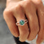 Portuguese Cut Engagement Ring With Halo Style