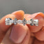 Marquise Cut Wedding Band With Shared Prong Design