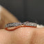 Tapered Pave Wedding Band