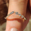 Baguette And Round Diamond Shared Prong Wedding Band