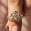 Round Diamond Engagement Ring With Nature Inspired Style