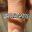 Baguette And Round Diamond Wedding Band