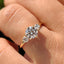 Round Cut 3 Stone Double Prong Engagement Ring
