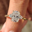 Elongated Cushion Cut Engagement Ring With Cathedral Setting
