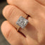 Halo Diamond Engagement Ring with Prong Setting Sparkle