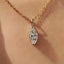 Solitaire Style Marquise Diamond Pendant