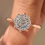 Portuguese Cut Diamond Ring in Solitaire Style