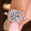 IGI Certified 5 - 7 Carat Princess Cut Diamond Ring in Muse Setting