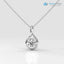 Round Brilliant IGI certified lab grown diamond pendant - DisneyValley