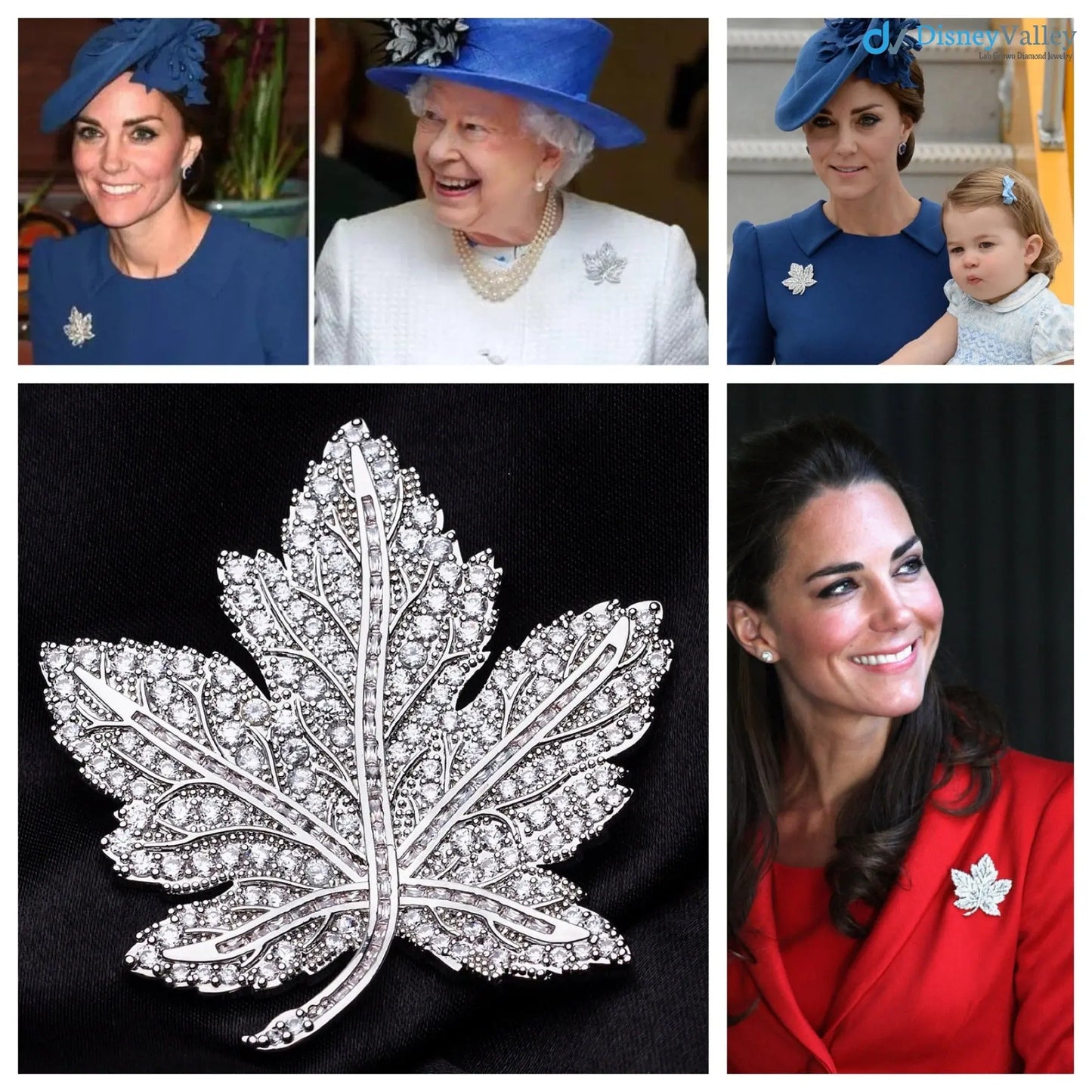 Royal Canadian Maple Leaf Brooch, garden leaf brooch pin DisneyValley
