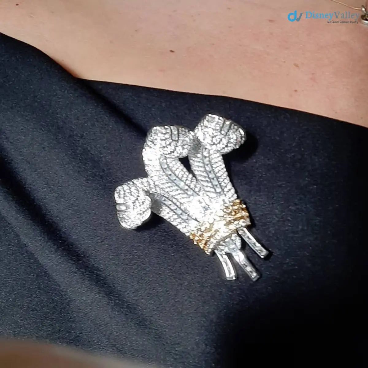 The Prince of Wales Ostrich Feather Brooch DisneyValley