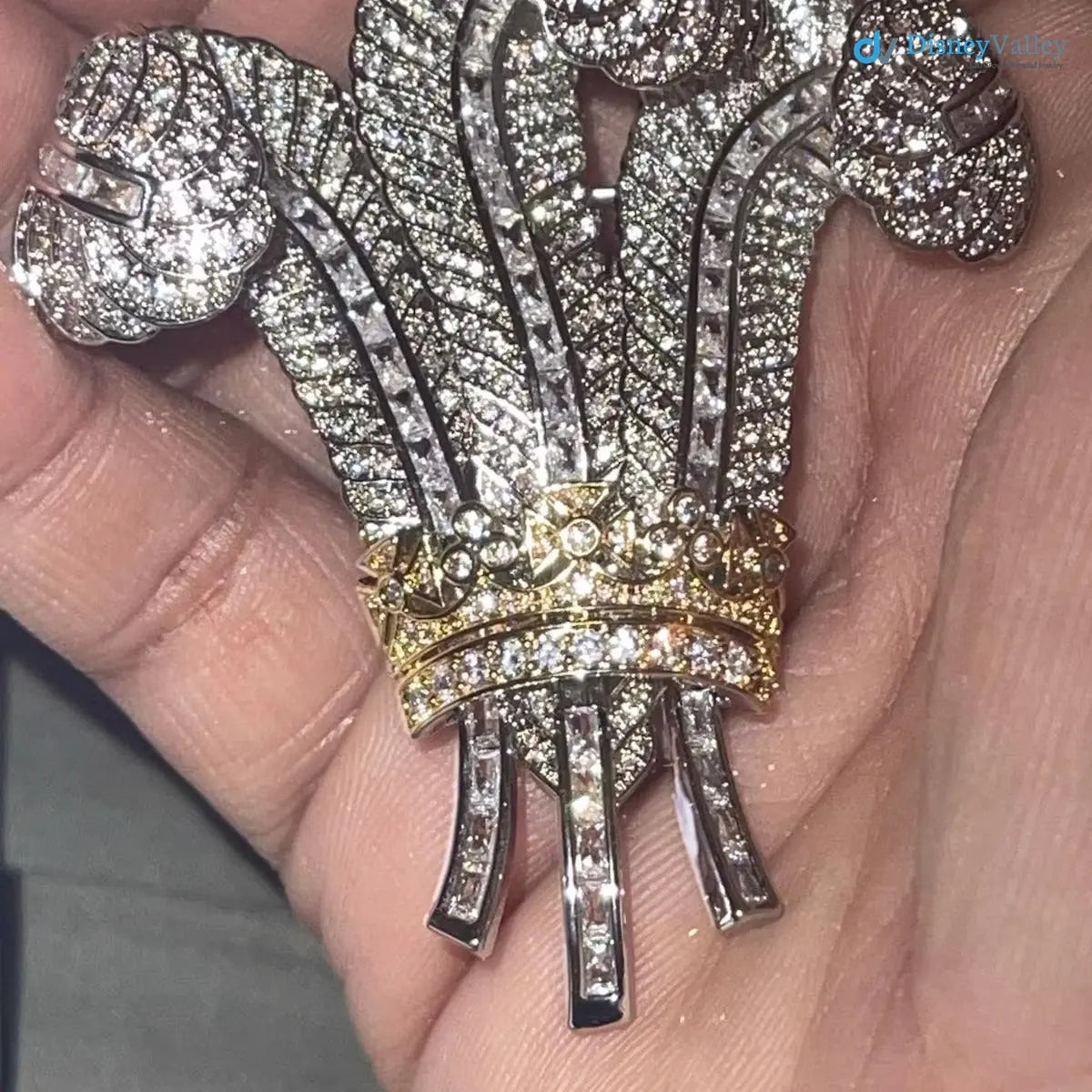 The Prince of Wales Ostrich Feather Brooch DisneyValley