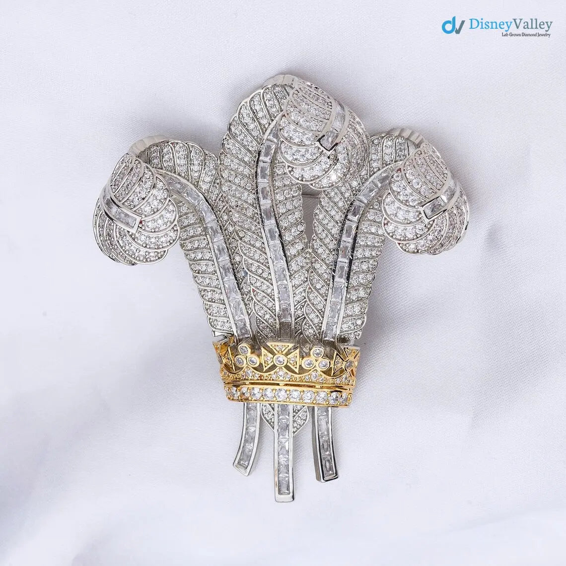The Prince of Wales Ostrich Feather Brooch DisneyValley