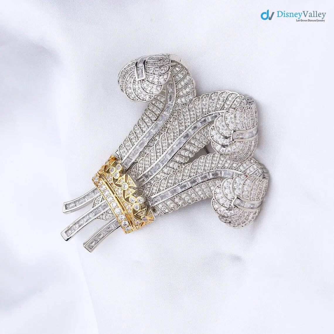 The Prince of Wales Ostrich Feather Brooch DisneyValley