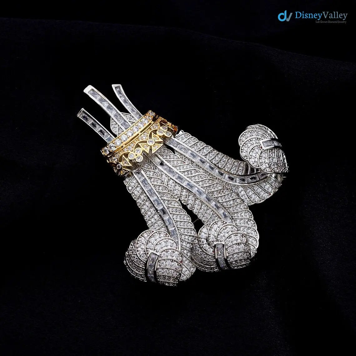 The Prince of Wales Ostrich Feather Brooch DisneyValley