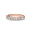 Round Diamond Eternity Band - Rose Gold