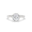 Cushion Cut Bezel Set Diamond Ring